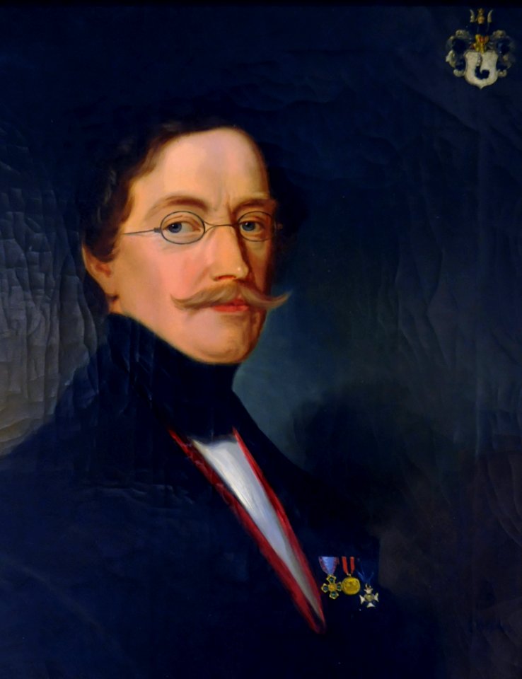 Die Sammlung Adelsheim im Deutschordensmuseum. (Portrait des Stifters.)
