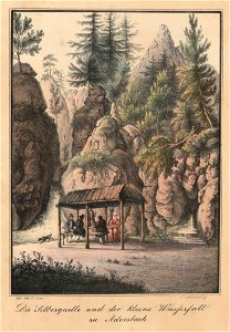 Die Silberquelle und der kleine Wasserfall zu Adersbach Carl Theodor Mattis
