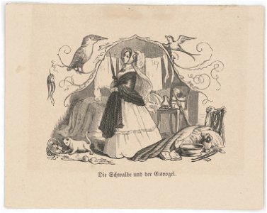 Die Schwalbe und der Eisvogel - (X.A. v. Flegel E.E. sc). LCCN2017658541