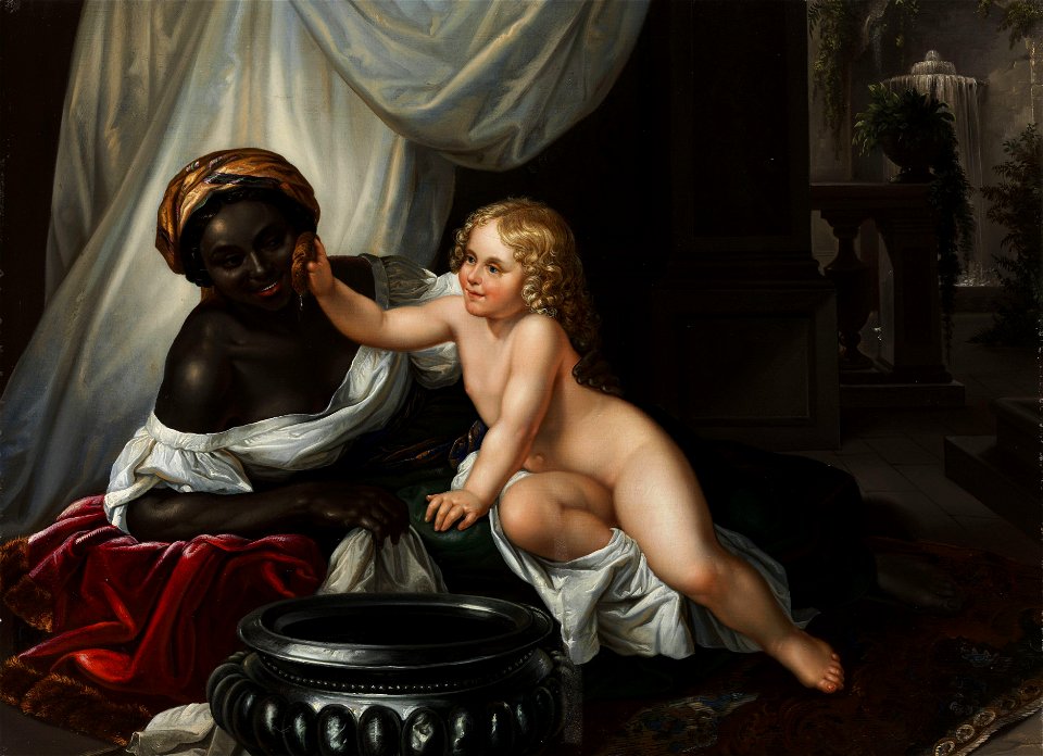 Die Mohrenwäsche Kopie nach Carl Begas