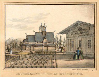 Die norwegische Kirche zu Brueckenberg Carl Theodor Mattis