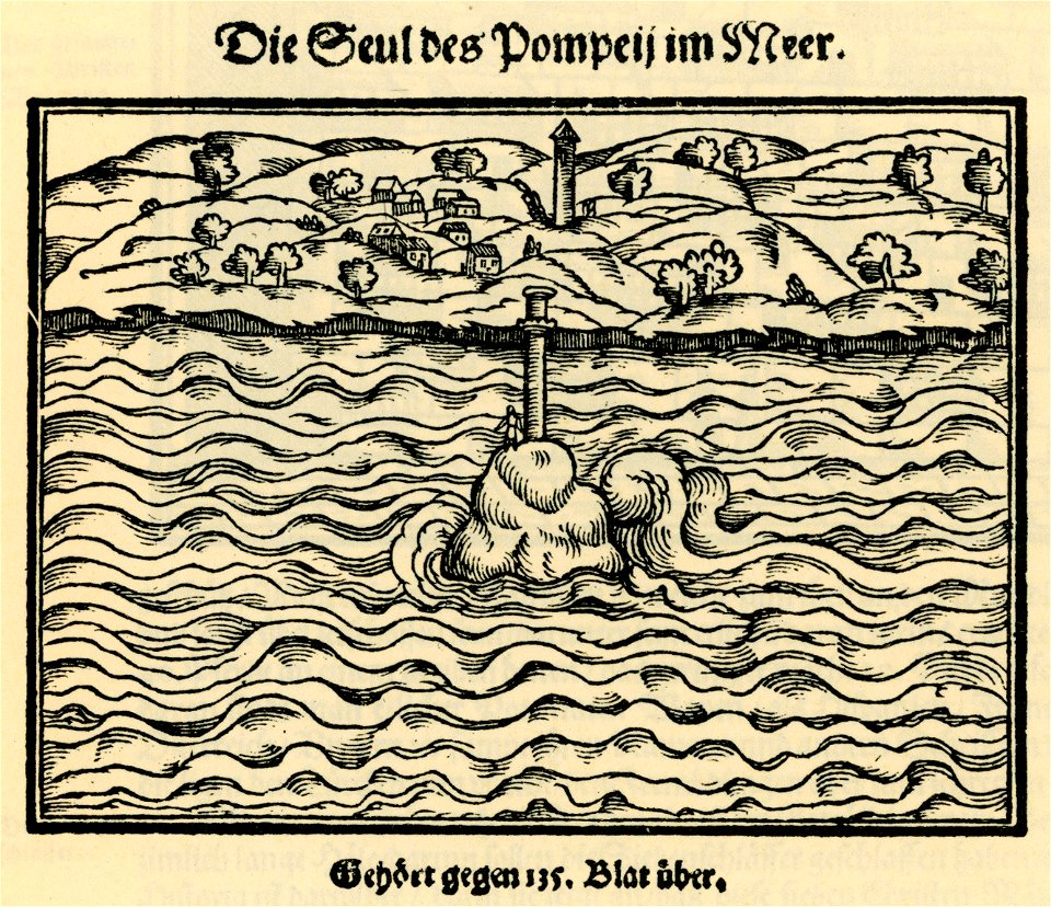 Die Seul des Pompeii im Meer - Schweigger Salomon - 1608