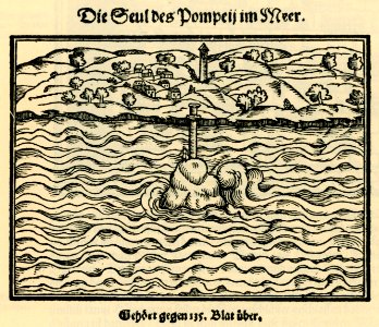 Die Seul des Pompeii im Meer - Schweigger Salomon - 1608