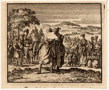 De begroeting van Jacob en Ezau, objectnr A 47795