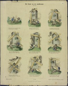De boer en de molenaar-Catchpenny print-Borms 0074