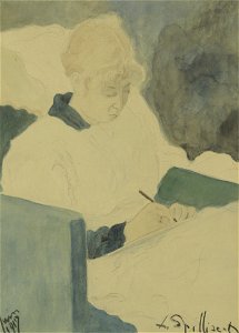 De briefschrijfster, Léon Spilliaert, Mu.ZEE Oostende, SM000061
