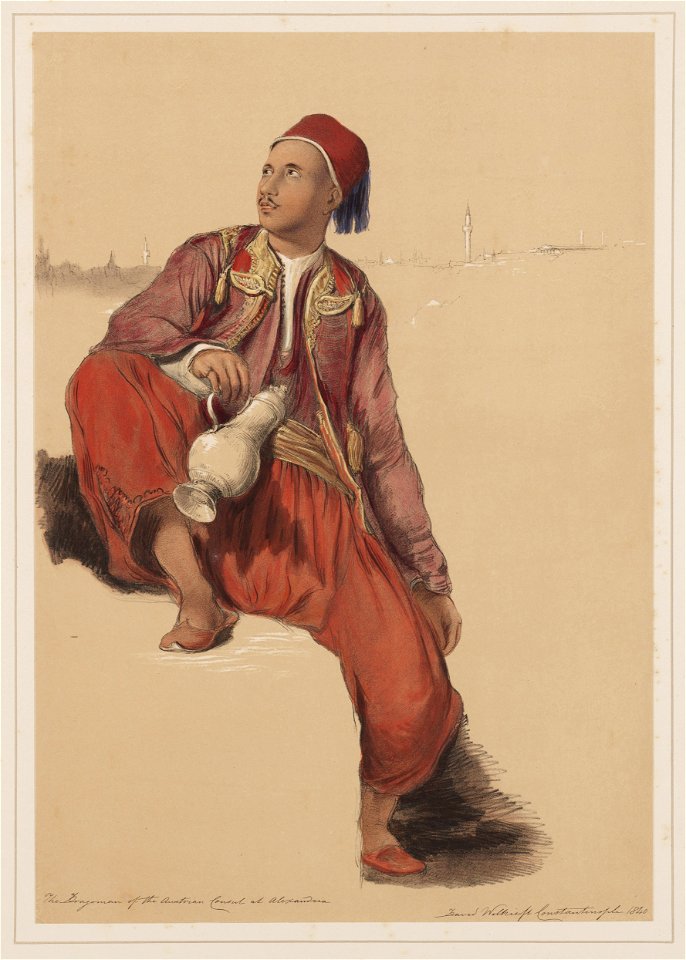 De bediende van de Oosterrijkste Consul te Alexandrië, objectnr A 16076