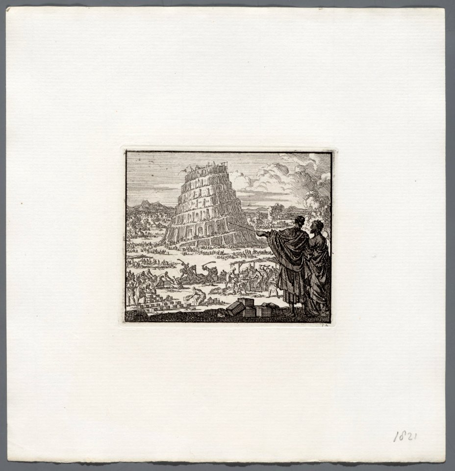 De bouw van de toren van Babel, objectnr A 47905