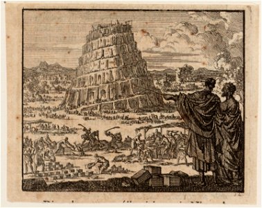 De bouw van de toren van Babel, objectnr A 47786