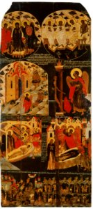 Deacon door icon (17th c., Kirillo-Belozersk)