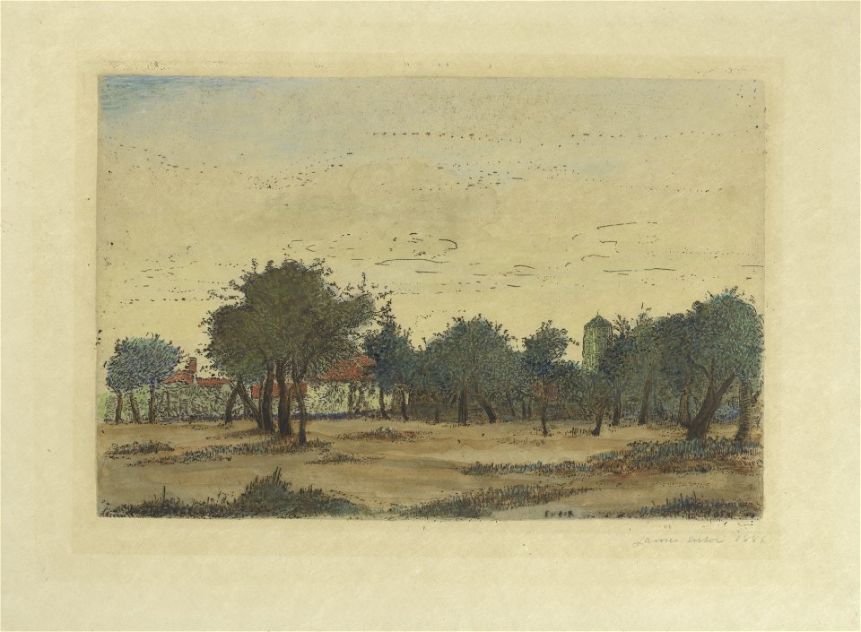 De boomgaard, James Ensor, Mu.ZEE Oostende, SM001353b