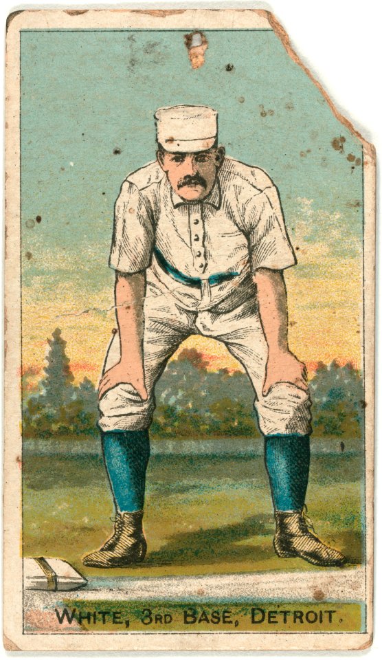 Deacon White, Detroit Wolverines, baseball card portrait LCCN2007680760