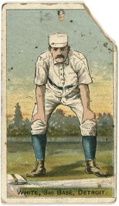 Deacon White, Detroit Wolverines, baseball card portrait LCCN2007680760