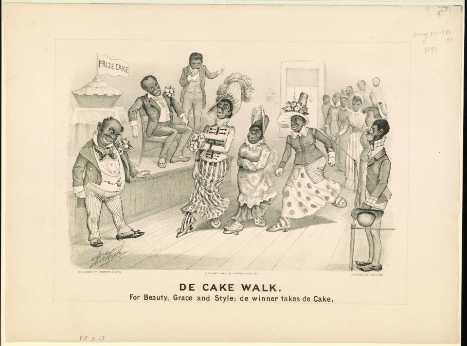 De cake walk- For beauty, grace and style; de winner takes de cake LCCN90714150