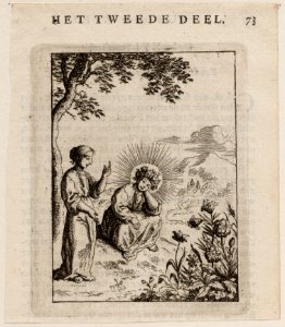 De ziel met Jezus in beschouwing van het ontluikende groen, objectnr A 19228