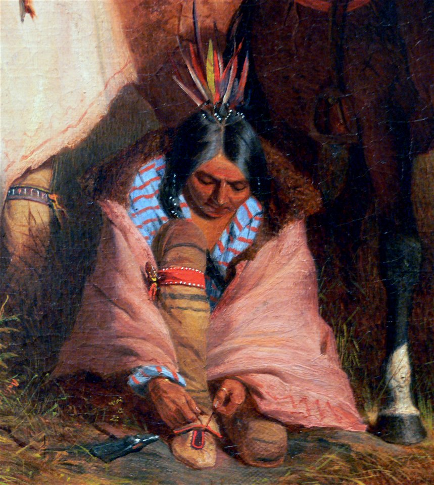 Charles Deas A Group of Sioux detail Amon Carter Museum
