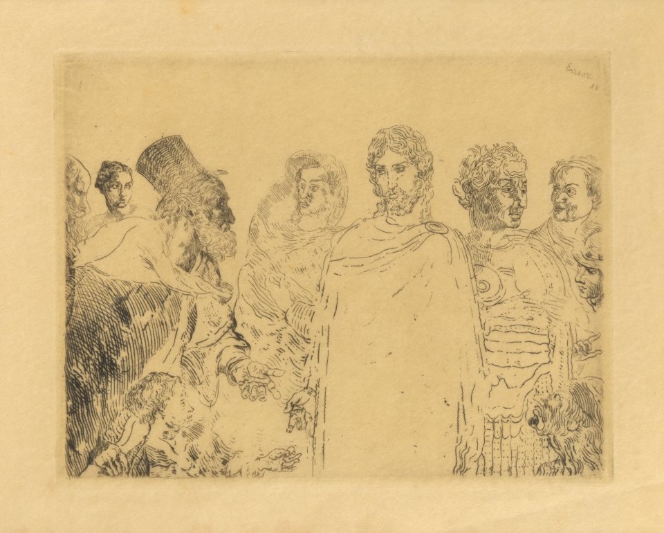 De zilverling van Caesar, James Ensor, Mu.ZEE Oostende, SM001407