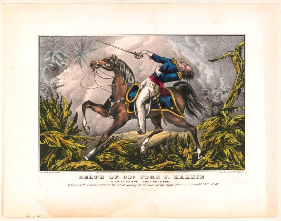 Death of Col. John J. Hardin- Of the 1st regiment Illinois volunteers LCCN91793588