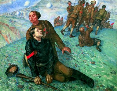 Death of Commissar (Kuzma Petrov-Vodkin)