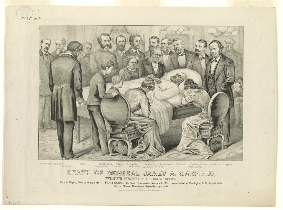 Death of General James A. Garfield- Twentieth President of the United States LCCN91793592
