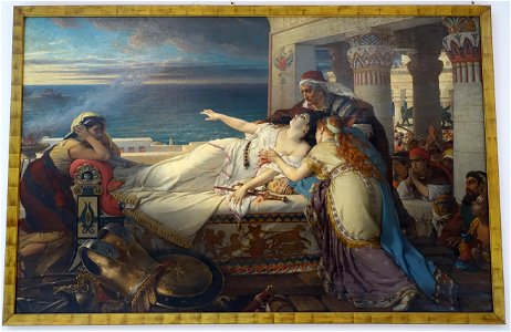 Death of Dido by Joseph Stallaert, c. 1872, oil on canvas - Cinquantenaire Museum - Brussels, Belgium - DSC08548