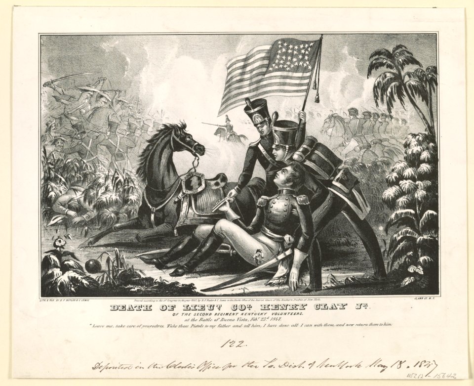 Death of Lieut. Col. Henry Clay Jr. LCCN2003666378