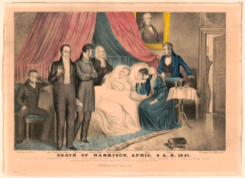 Death of Harrison, April 4 A.D. 1841 LCCN91794698