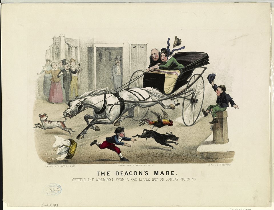Deacon's Mare- Geting the word go! From a bad little boy on sunday morning LCCN91792430