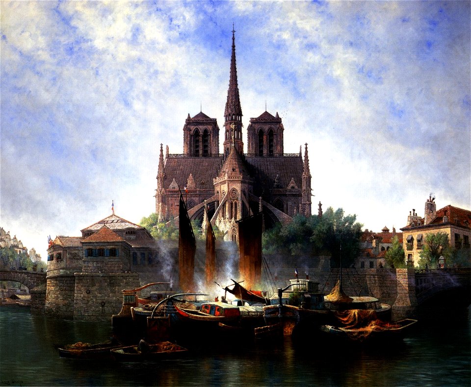 Edwin-Deakin-xx-Notre-Dame-Paris-xx-Private-Collection