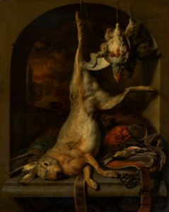 Dead Hare by Jan Weenix Mauritshuis 642. Free illustration for personal and commercial use.