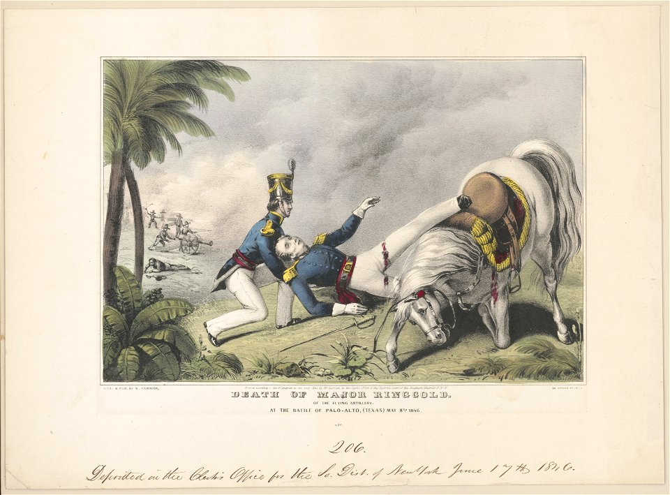 Death of Major Ringgold- Of the flying artillery LCCN91794816