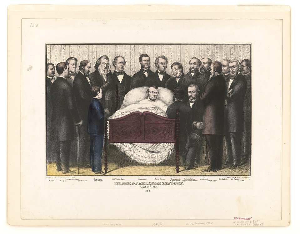 Death of Abraham Lincoln, April 15th 1865 - E.B. & E.C. Kellogg ; F.P. Whiting. LCCN2003675348