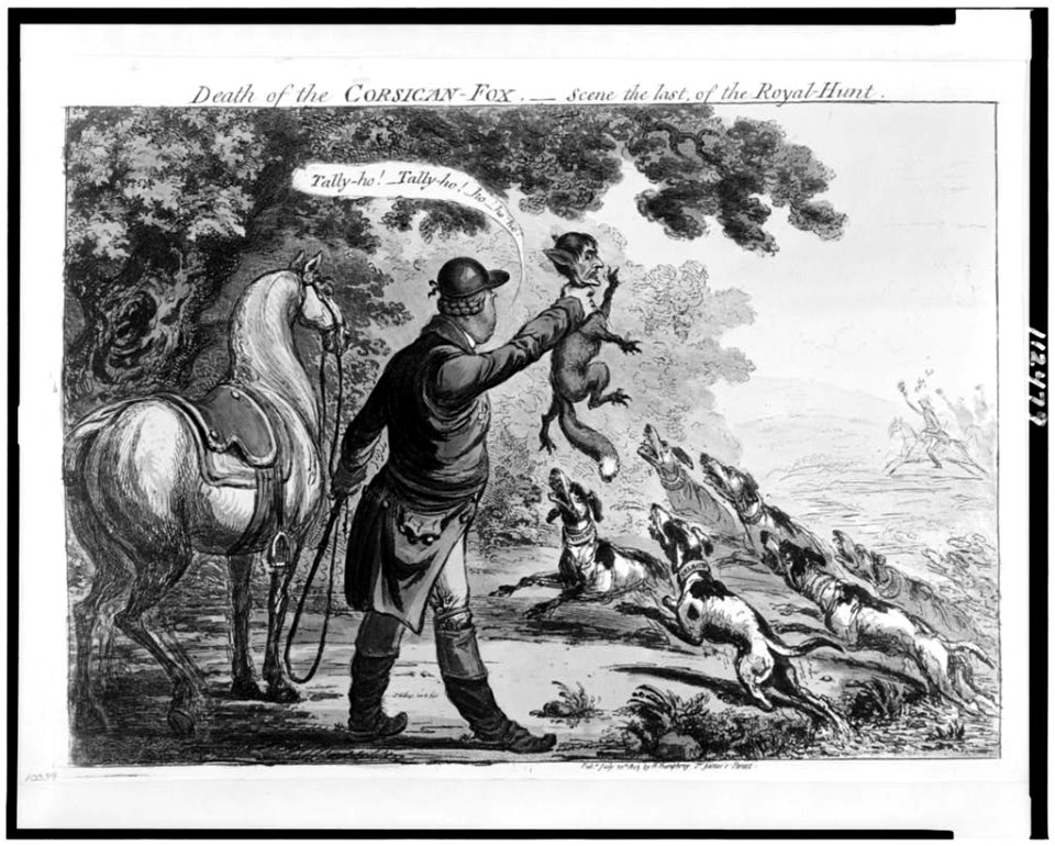 Death of the Corsican fox--Scene the last of the Royal-Hunt