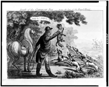 Death of the Corsican fox--Scene the last of the Royal-Hunt