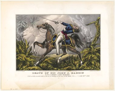 Death of Col. John J. Hardin- Of the 1st regiment Illinois volunteers LCCN91793588