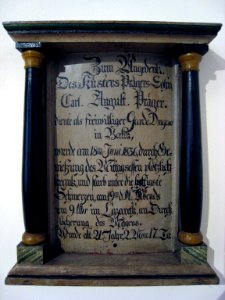 Death crown holder 1836