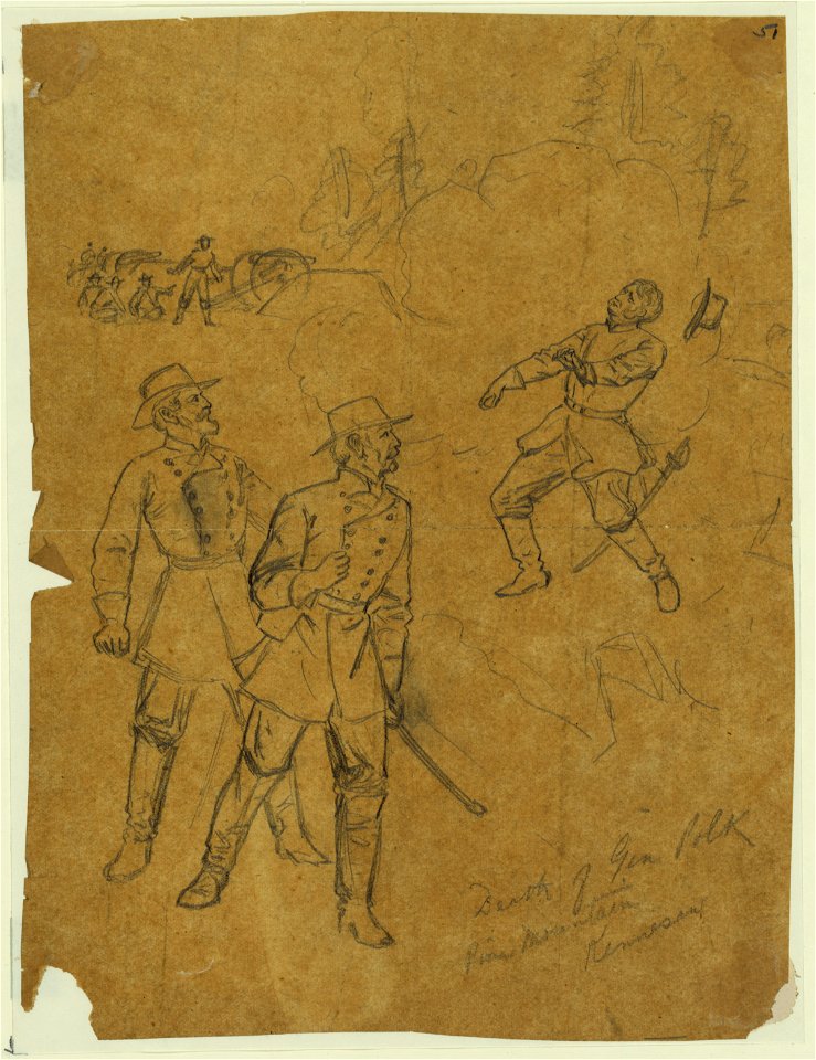 Death of Gen. Polk Pine Mountain, Kennesaw LCCN2004660330