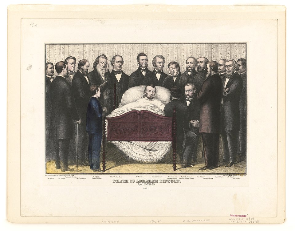 Death of Abraham Lincoln, April 15th 1865 - E.B. & E.C. Kellogg ; F.P. Whiting. LCCN2003675348