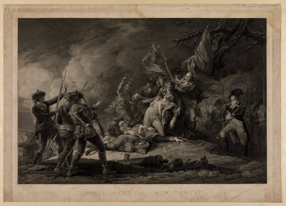 Death of General Montgomery LCCN2003674684