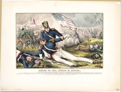 Death of Col. Pierce M. Butler- Of the South Carolina (Palmetto) regiment, at the Battle of Churubusco (Mexico) Aug. 20th 1847 LCCN91793589