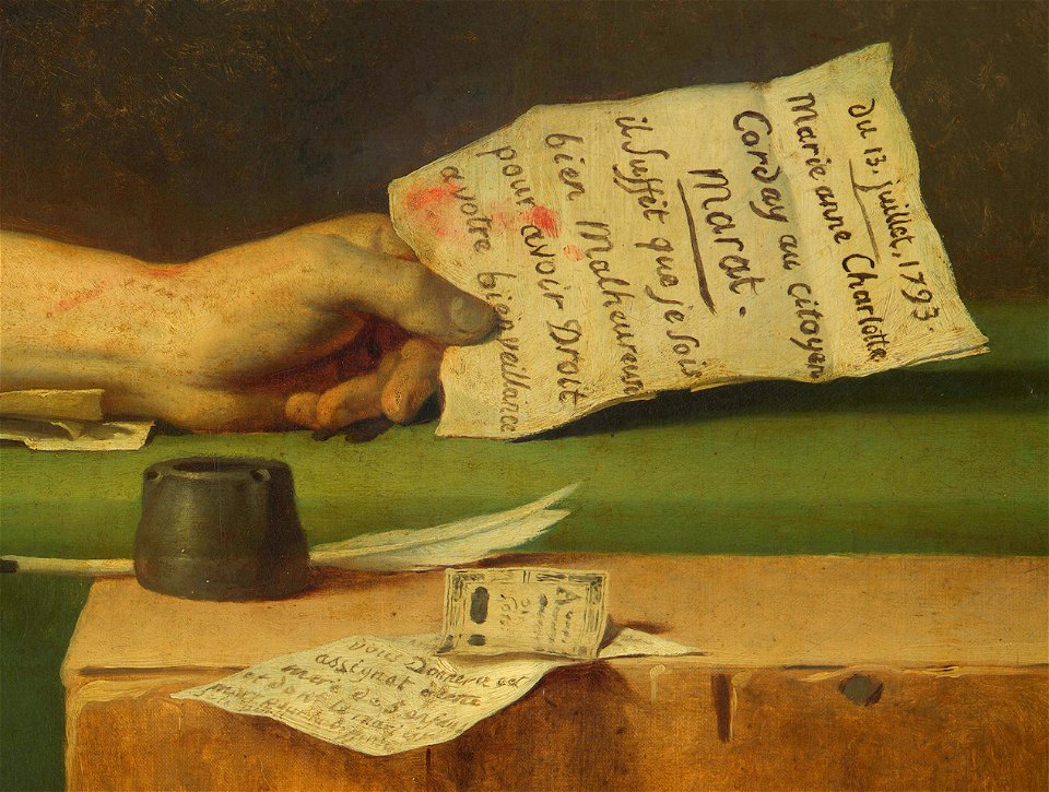 Death of Marat by David (cropped)