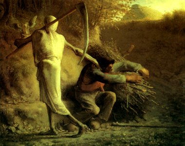 Death-and-the-woodcutter-jean-francois-millet3. Free illustration for personal and commercial use.