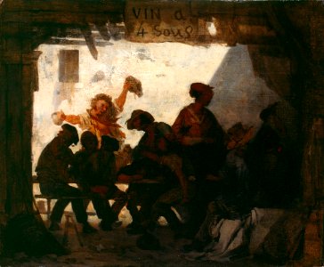 Decamps Alexandre - La taverne