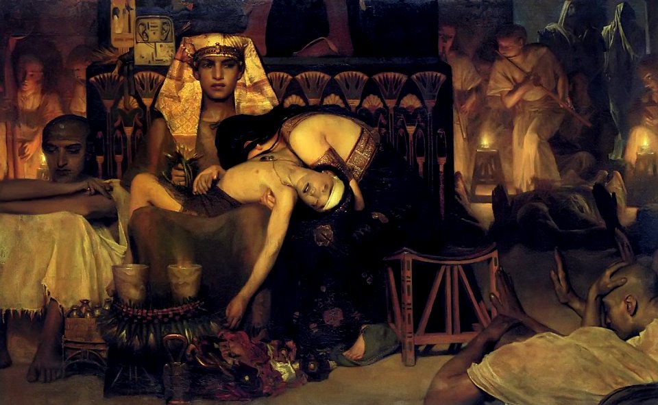Death of the Firstborn Alma Tadema