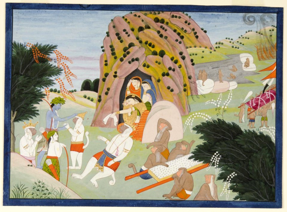 Death of Valin, King of the Monkeys, 1975-148-3