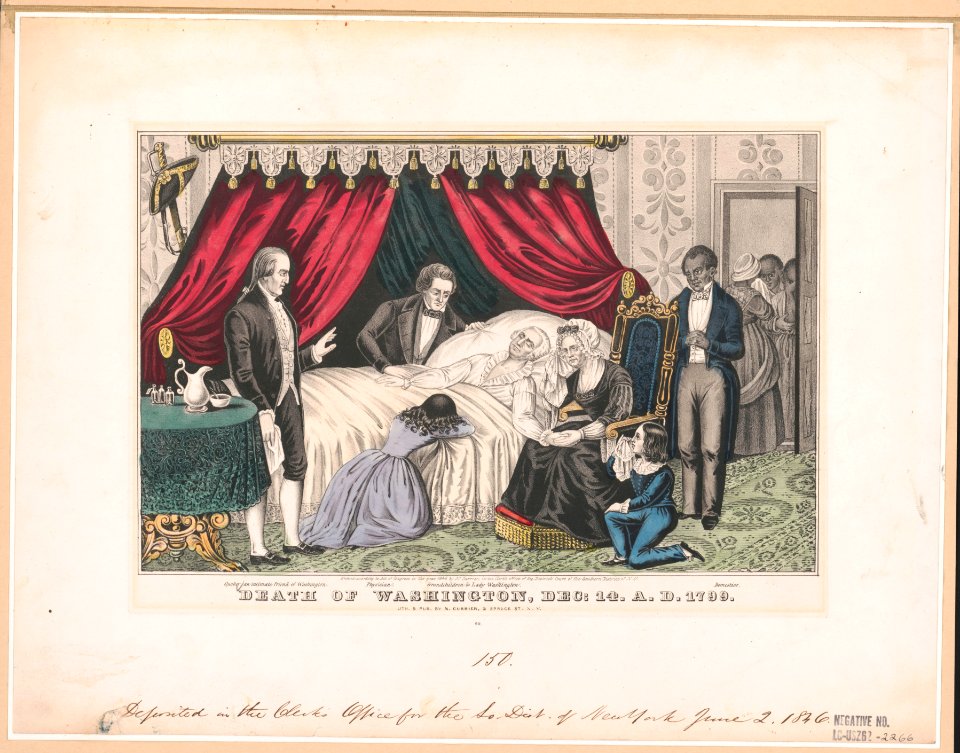Death of Washington, Dec- 14. A.D. 1799 LCCN91794981