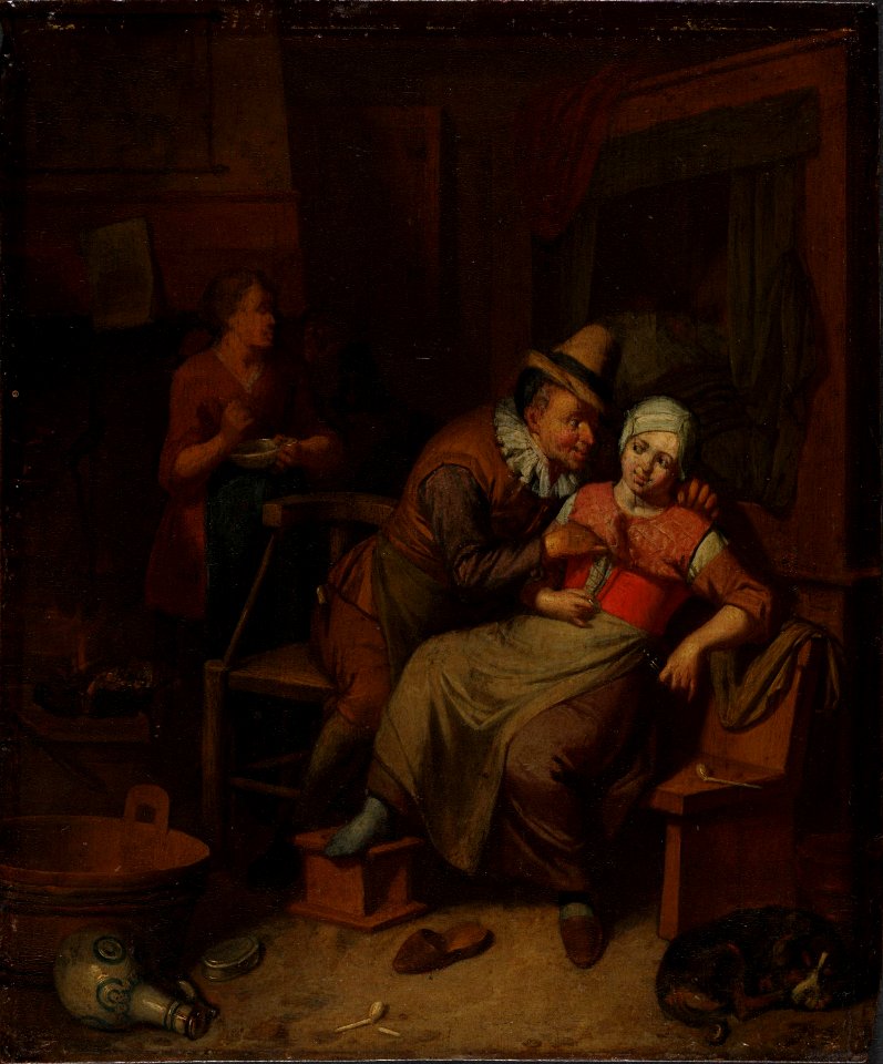 Frans Decker - Loving Couple - NG.M.00148 - National Museum of Art, Architecture and Design