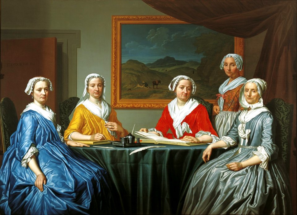 Frans Decker - Regentesses of the St. Elisabeth Gasthuis 1740 FHM01 OS-83-294
