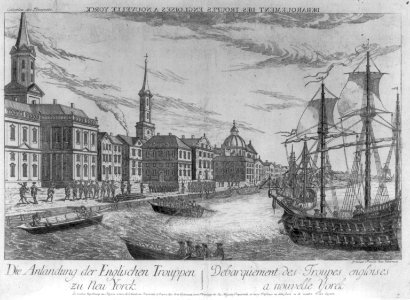 Debarquement des troupes Engloises a Nouvelle Yorck LCCN2004670214