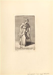 Debilitas print by Philip Galle, S.IV 2894, Prints Department, Royal Library of Belgium